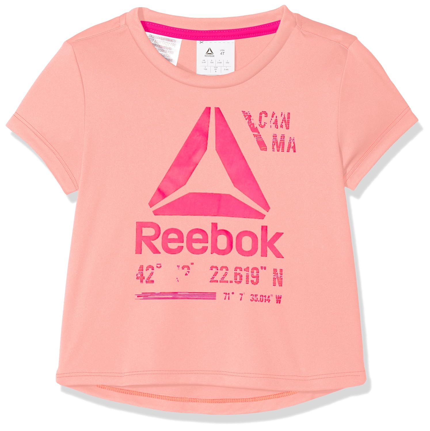 maglia reebok rosa