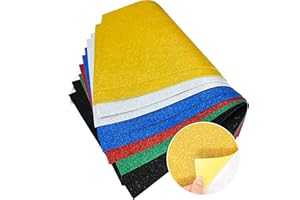 Allgala Papier mousse EVA pailleté (assorti, Jumbo-40,6 x 61 cm)