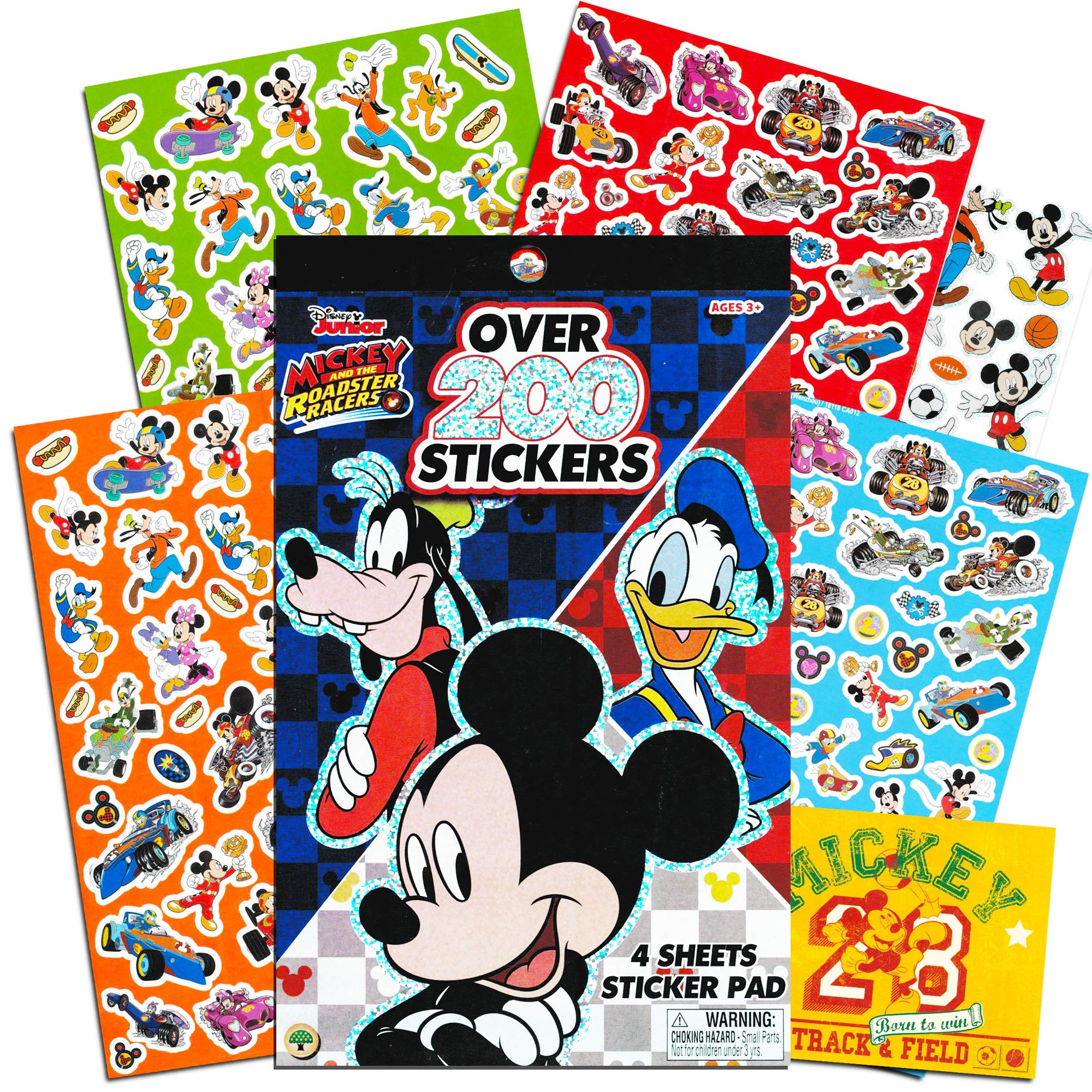 Disney Mickey Mouse Stickers Booklet with 216 stickers