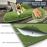 PICK FOR LIFE 2 Pack Washable Dog Pads 100x70cm Non-Slip Reusable Grey/Green view 4