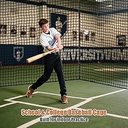 RIIFRILY Heavy Duty Baseball Batting Cage Nets,ONLY
