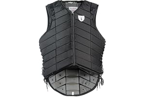 TIPPERARY EQUESTRIAN Horse Riding Eventer Vest - English Style Protective Horseback Riding Apparel - Flexible Customizable Fit Body Protector