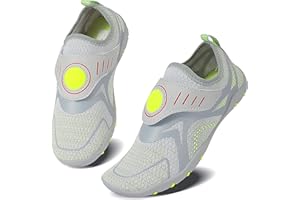 Caitin Boys Girls Water Shoes Quick Drying Aqua Beach Pool Swim Lightweight Athletic Sneakers for Little Big Kids
