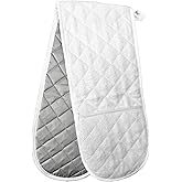 ARCLIBER 36"x7.5" Double Oven Mitt Heat Resistant Potholder Double Oven Glove for Handling Hot Pots Extra Long for Kitchen Cooking Baking