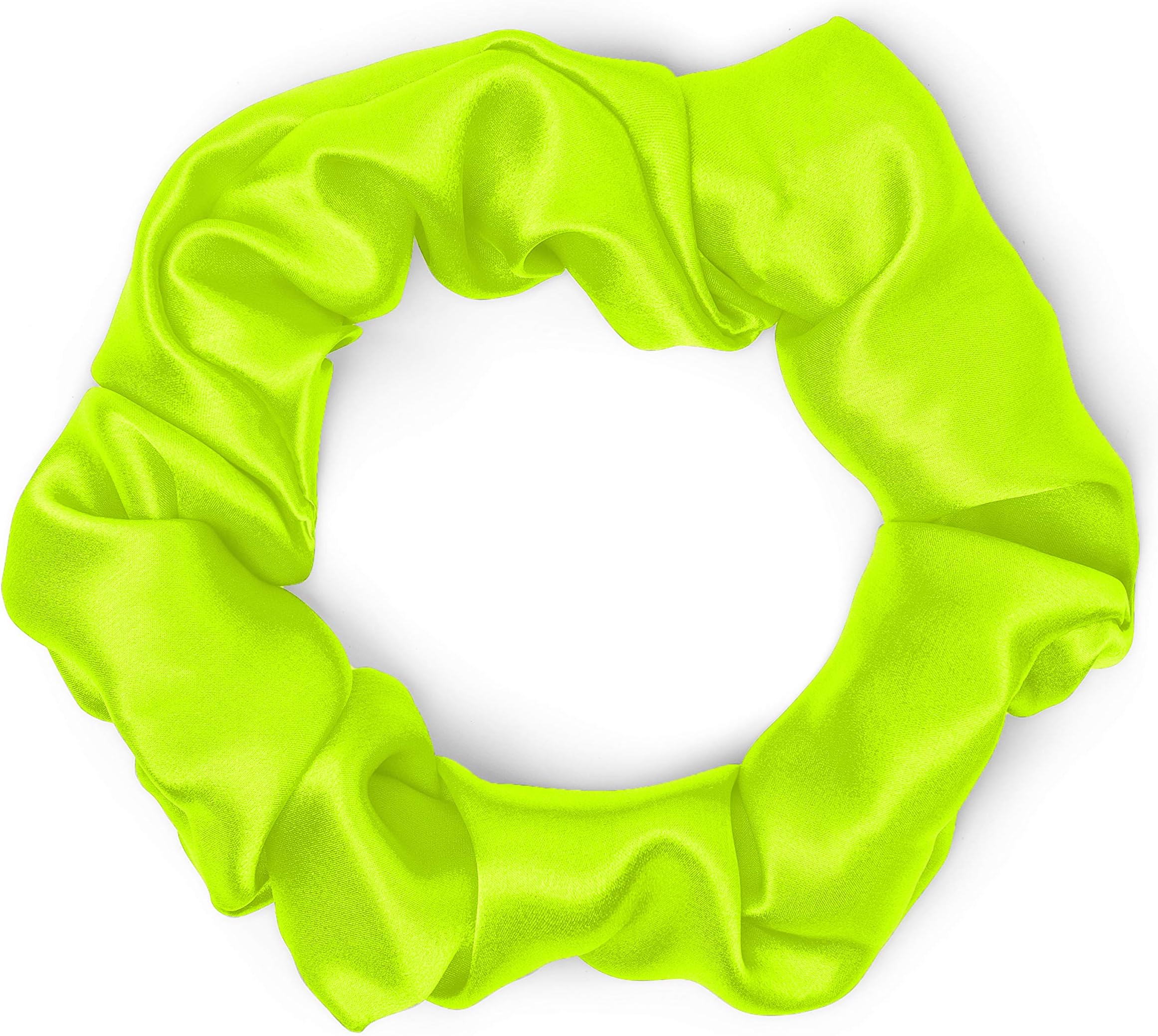 Satin Scrunchies 100% Silk Premium Quality Ponytail Holders Choose Size Many Colors Scrunchie King Made in the USA