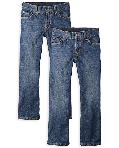The Children's PlaceBoysMultipack Basic Bootcut Jeans Dark Jupiter 2-Pack6