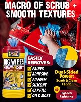 Big Wipes Heavy Duty Pro+ Hand Surface Tool Wipes Dispenser Tub 100 view 2