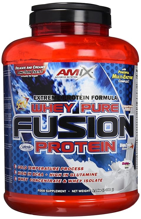 Amix Whey Pure Fusion 2,3 kg Vainilla: Amazon.es: Salud y cuidado personal