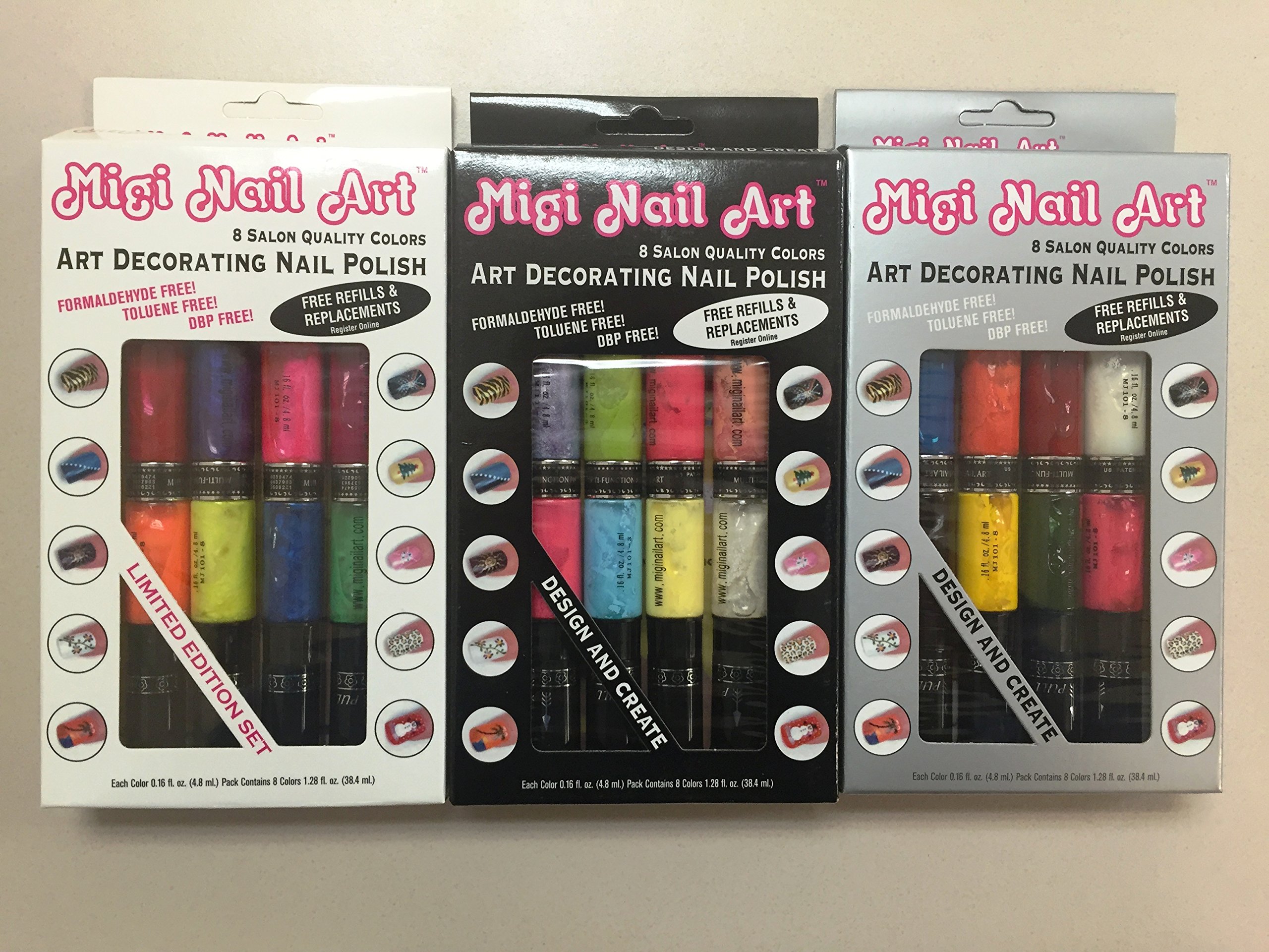 Migi Nail Art Beautifully Bold Decorating Set 3 Box Set Buy Online In Angola At Desertcart 9653756