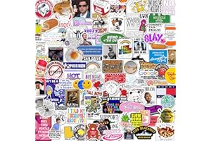 VISIBLY TOXIC 100pcs Funny Stickers Teens/Adults, Meme, Large Sticker Pack for Laptop, Gaming Console, Water Bottles, Hard Hats, Computers, Vinyl Waterproof Decals
