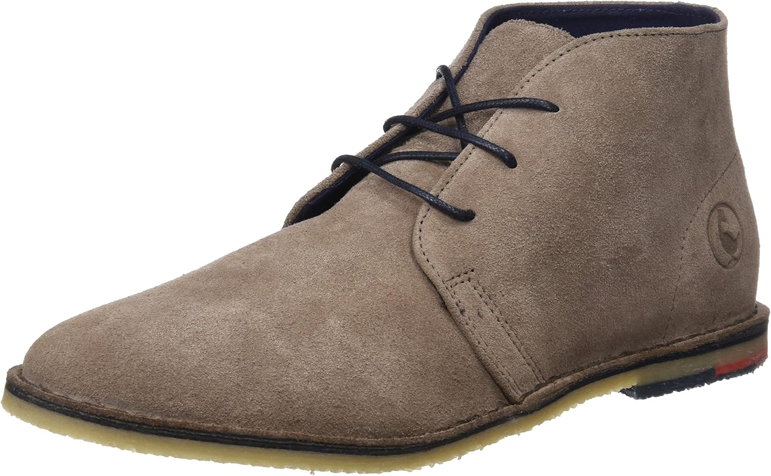 Botín Derby El Ganso De Ante Color Chocolate - Suela De Goma Vulcanizada, Cordones, Plantilla Confortable