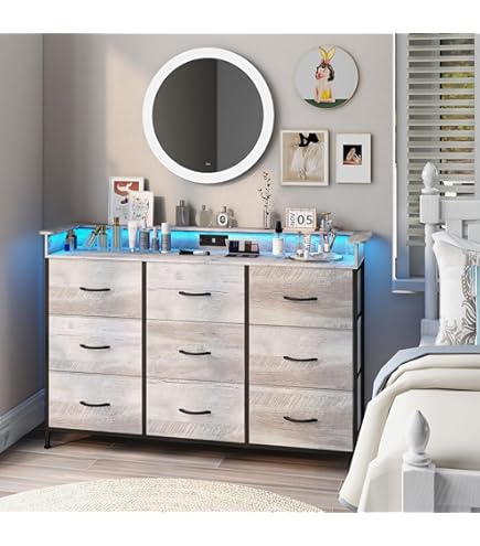 ti amo 6 drawer double dresser farmhouse grey DaVinci Fairway 6-Drawer Double Dresser