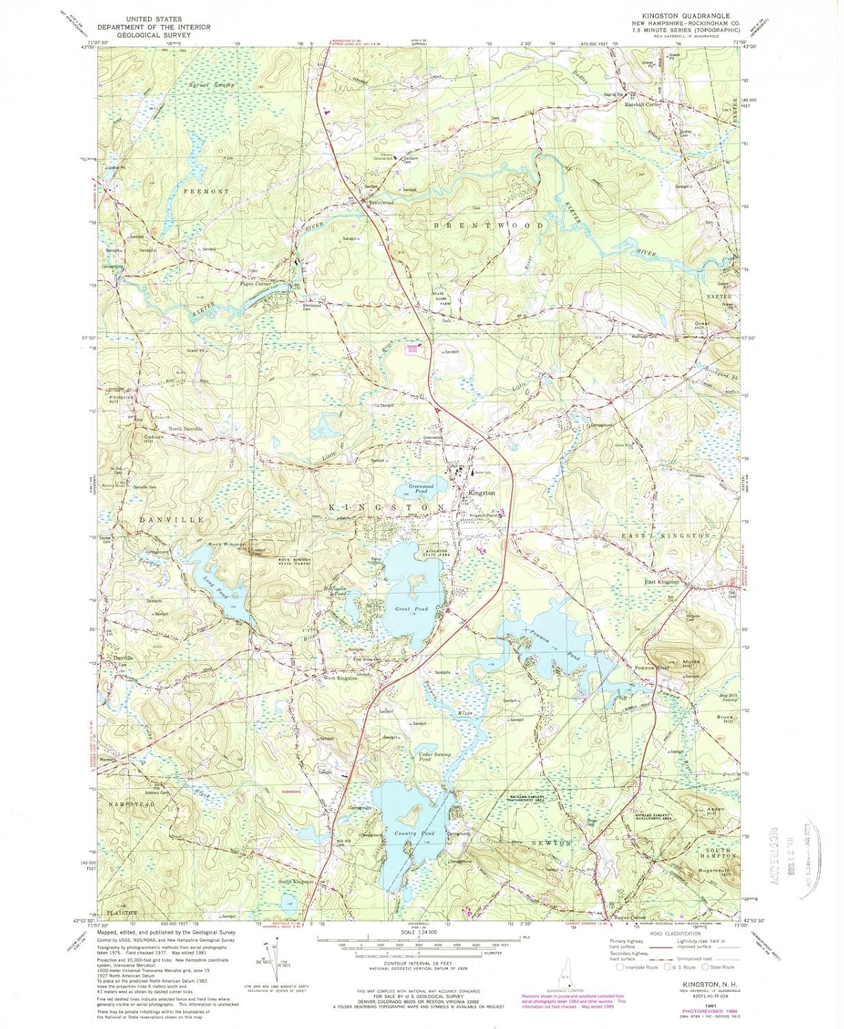 Best Map Of Brentwood Nh