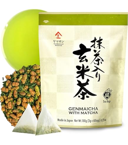 Amazon.com : Yamamotoyama Organic Decaf Genmaicha Premium Green