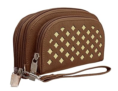 TAP FASHION Fancy Stylish Cutwork Elegant Synthetic Handmade Wallet/Clutch/ Purse for Girls and Women.