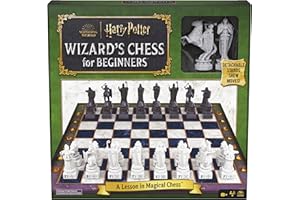 Spin Master Games, Wizarding World of Harry Potter Chess Teacher, Beginner Chess Set, Learn to Play Game for Beginners, Strat
