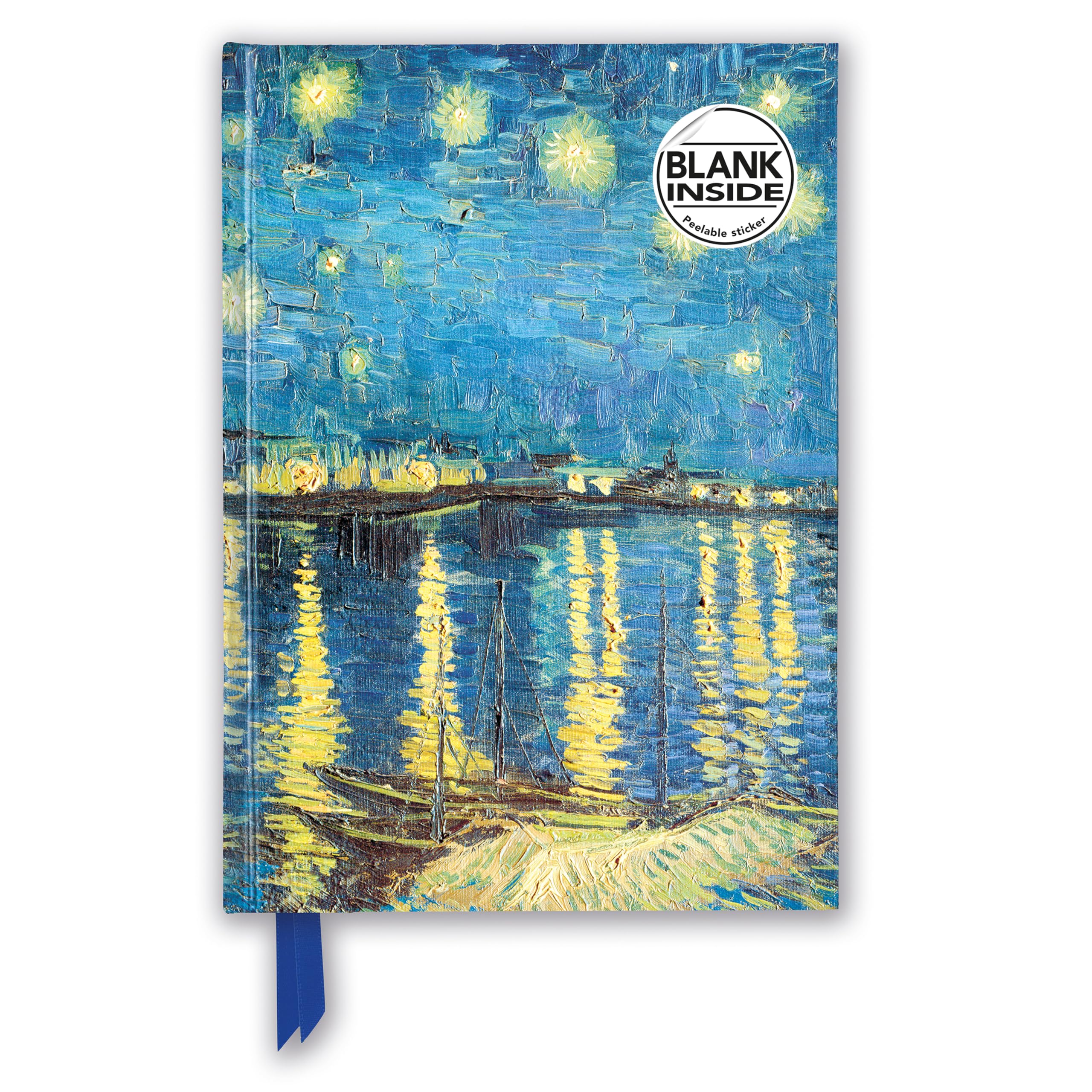 Vincent van Gogh: Starry Night over the Rhône (Foiled Blank Journal) (Flame Tree Blank Notebooks)