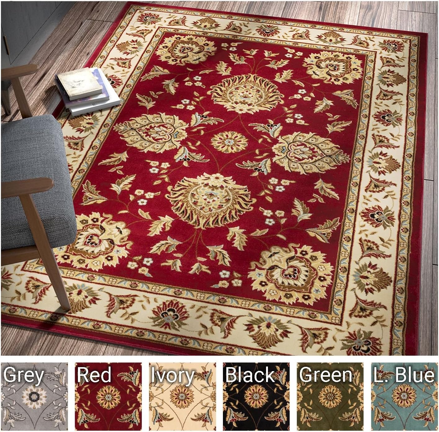 Best red and beige carpet