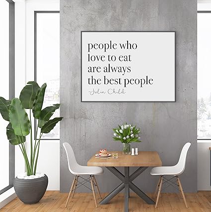 Amazon Com Specsdecorco Dining Room Decor Julia Child Quote