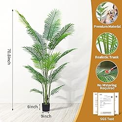 Artificial Areca Palm Tree - Fake Plants Bird of