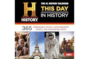 2024 History Channel This Day in History Wall Calendar: 365 Remarkable People, Extraordinary Events and Fascinating Facts (Hanging Monthly Photography Calendar & Gift) (Moments in HISTORY™ Calendars)