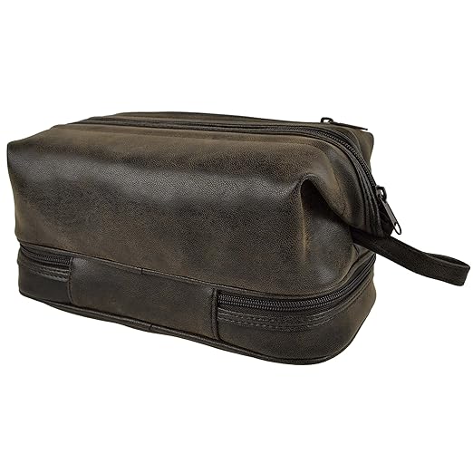 Trousse Toilette Homme Simili Cuir pas cher - idee cadeau pour homme