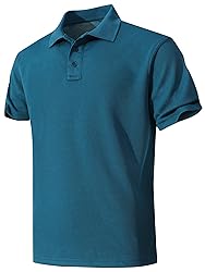 KAOKLRNI Men's Quick-Dry Active Polo Shirts Short