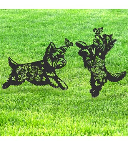 Amazon.com: YY Gardenia Dog Stakes for Outside, Lawn Ornaments