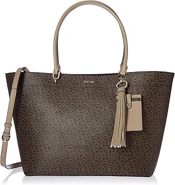calvin klein susan signature satchel