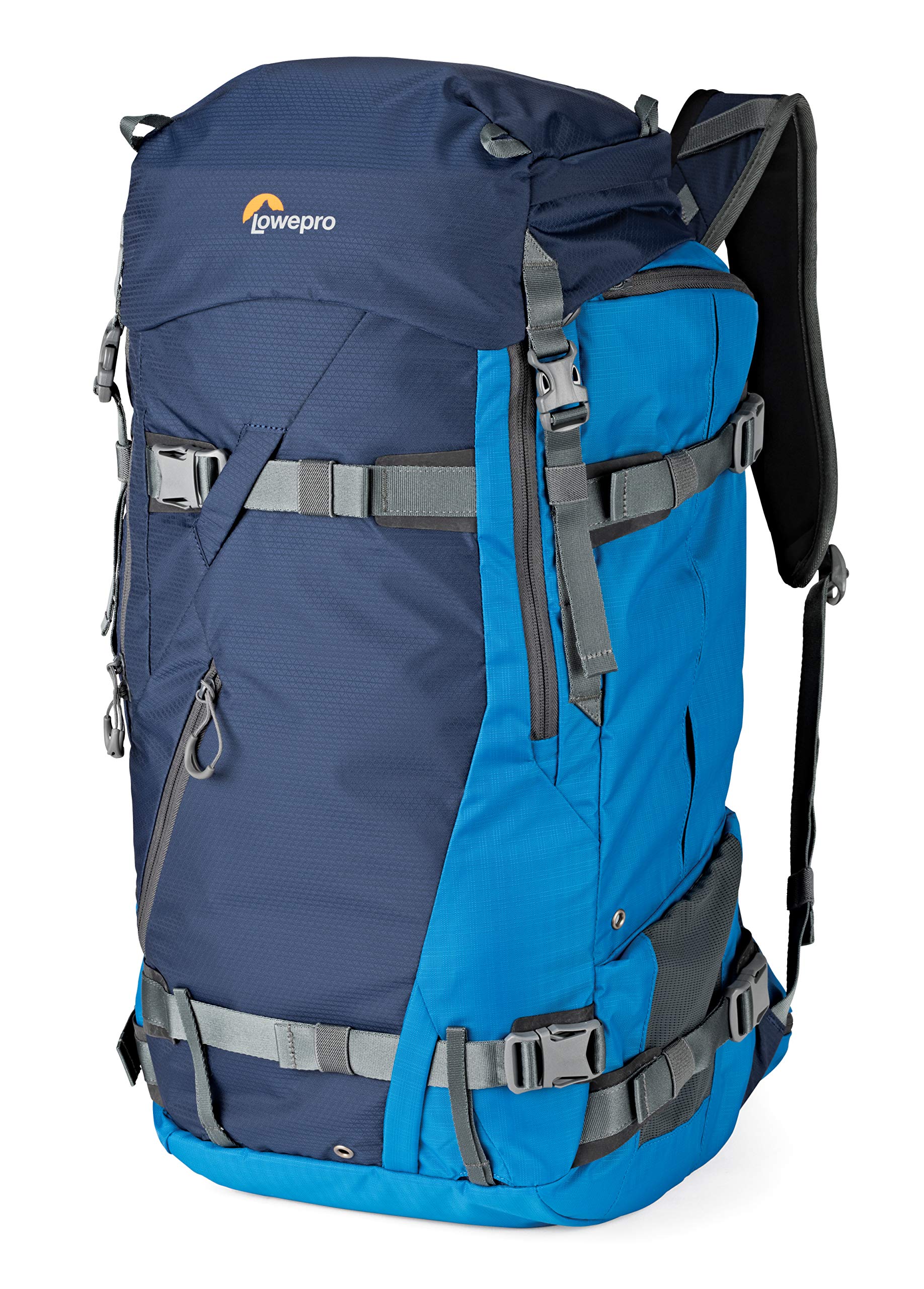Lowepro Powder BP 500 AW Outdoor Backpack (Blue) for Walking, Hiking, Trekking and Winter Sports for Photo/Video Equipment and Personal Items (Fits DSLR/Mirrorless and Accessories) LP37231-PWW