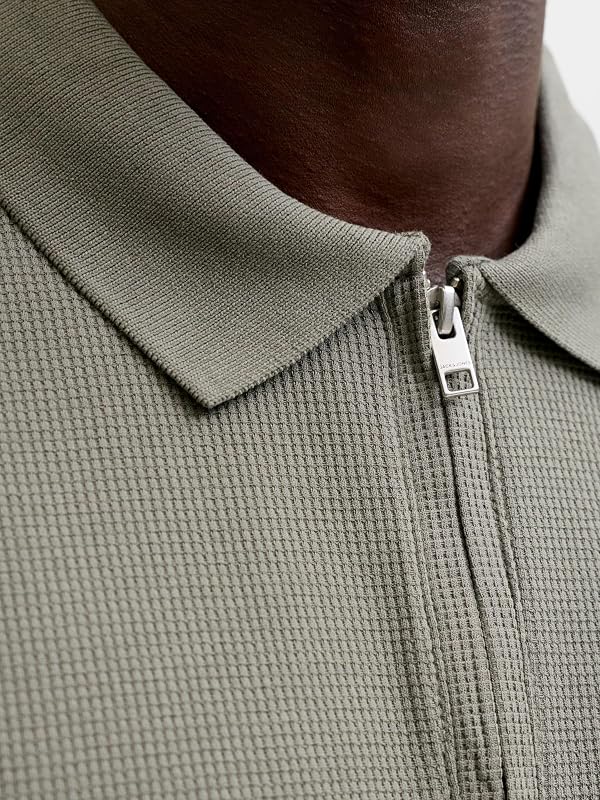 Jjeaustin Zip Polo Ss Noos