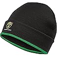 Lamborghini Squadra Corse Team Knitted Beanie Hat Black