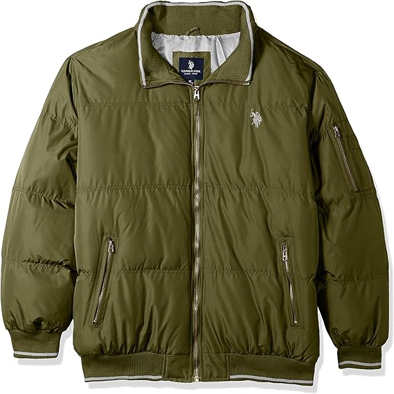 polo army green jacket