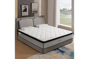 OGIAWA 14 Inch Queen Mattresses,Hybrid Queen Size Mattress in a Box,Gel Memory Foam Medium Firm Grey Mattress,Quality Comfort and Adaptive Support Breathable Cooling Queen Mattress,CertiPUR-US.
