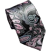 Geotae Zerun New Classic Men's Paisley Silk Tie Necktie