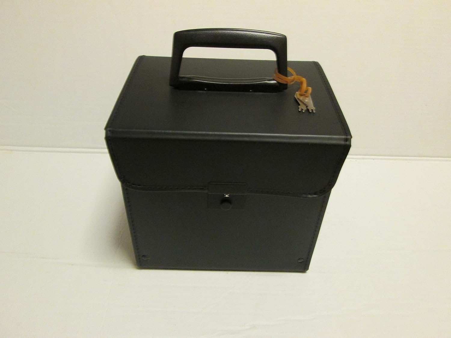 VINYL RECORD CASE RETRO STYLE NEW!!!! for 7" SINGLES! BLACK