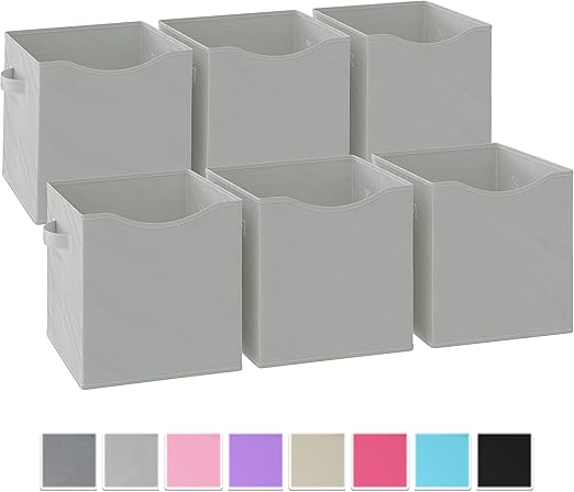 Neaterize Aufbewahrungswürfel – Set von 6 Aufbewahrungsboxen – mit 2