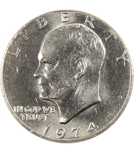 1974 S Eisenhower Dollar BU Uncirculated Mint State 40% Silver IKE