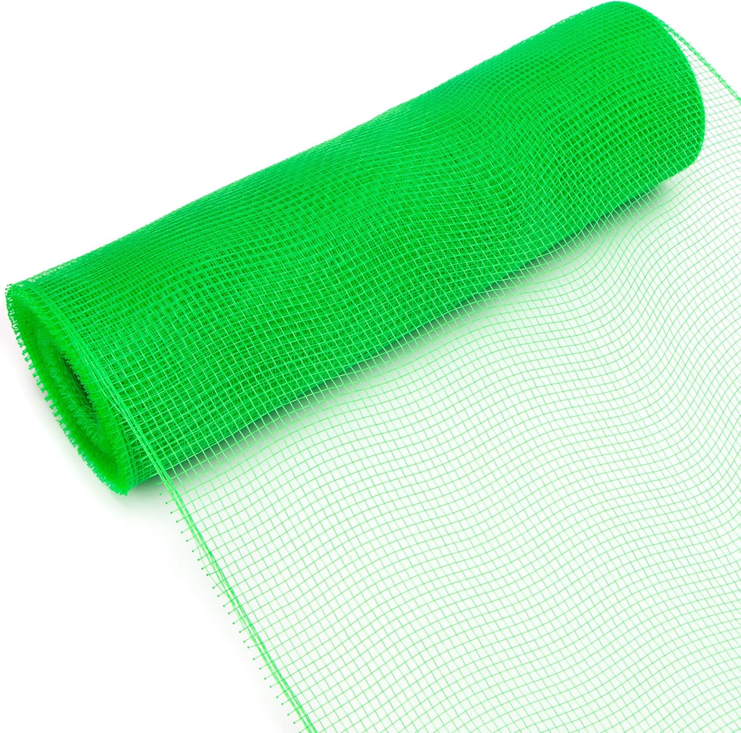 Bows & Ribbons - Ribbli Christmas Lime Green Mesh Ribbon, Lime Mesh 10 inch x 30 feet(10Yard), Christmas Ribbon for Wreath Swags and Christmas Tree Decoration (Non-Metallic)