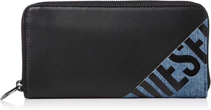 Amazon ディーゼル Diesel メンズ 異素材ミックス 長財布 Xp3178 Uni ブラック H1146 財布
