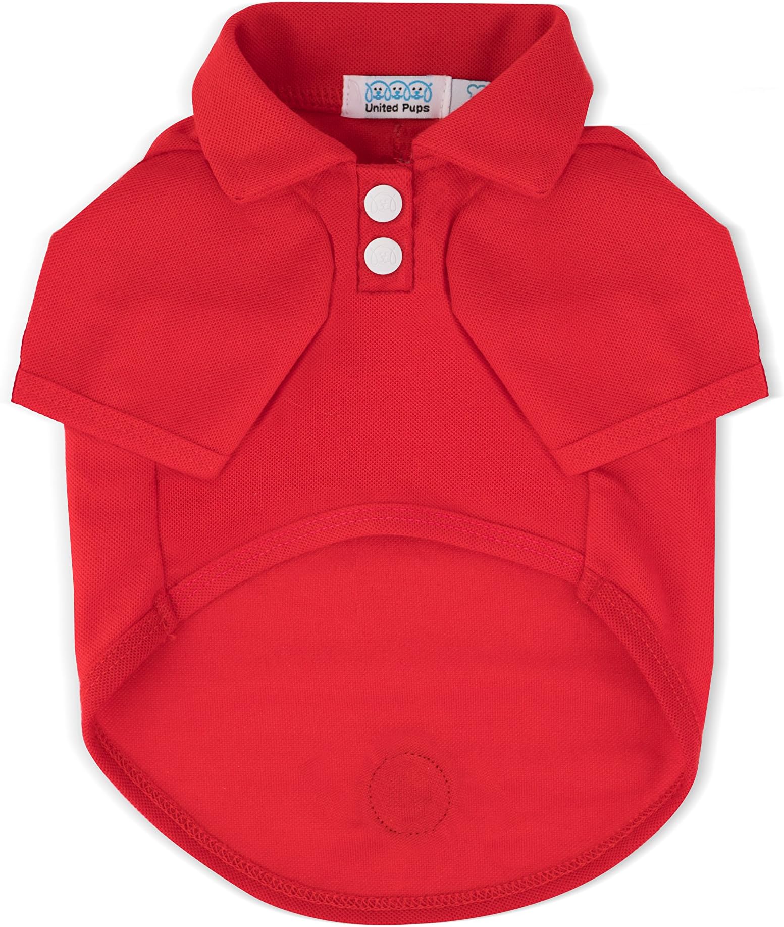 United PupsDog Polo Shirt (Cool Pups Red, Size 5 XL)