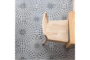 STENCILSLAB TERRA- Large Floor Paint Stencils- Concrete Patio Painting Stencil- Large Pattern Floor Stencil- Floor Paint Reusable Stencils