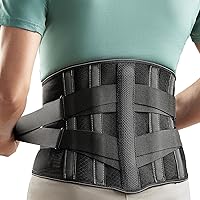 Back Support Belt Vive Back Brace For Heavy Lifting - Lower Back Brace Support Belt For Men & Women W/Suspenders - Lumbar & Sciatica Pain Relief - Adjustable Compression For Herniated Disc