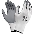 Ansell HyFlex 11-800 Nylon Glove, Gray Foam Nitrile Coating, Knit Wrist Cuff, Size 9 (Pack of 1)