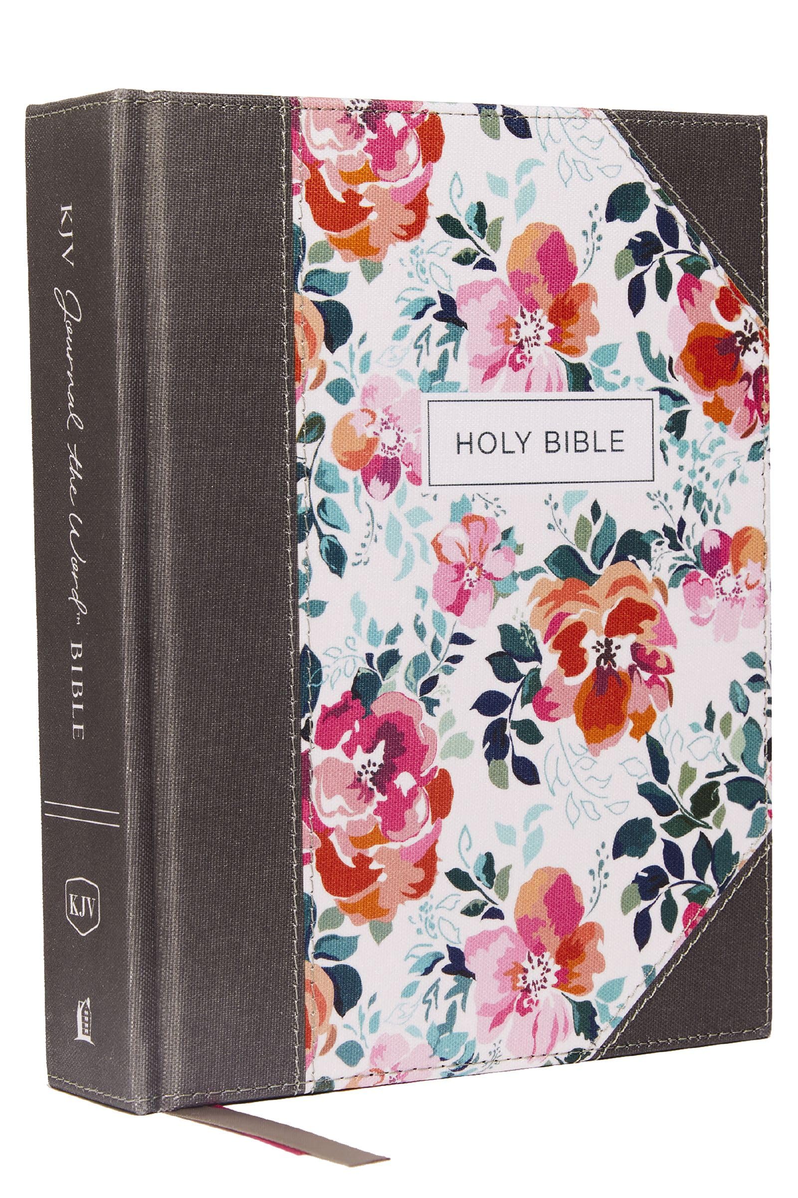KJV Journal the Word Bible, Reflect, Journal or Create Art Next to Your Favorite Verses (Pink Floral Cloth over Board, Red Letter, Comfort Print: King James Version Holy Bible) KJV Journal the Word Bible, Reflect, Journal or Create Art Next to Your Favorite Verses (Pink Floral Cloth over Board, Red Letter, Comfort Print: King James Version Holy Bible) KJV Journal the Word Bible, Reflect, Journal o
