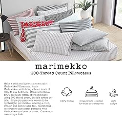 MARIMEKKO - Full Sheets, Cotton Percale Bedding
