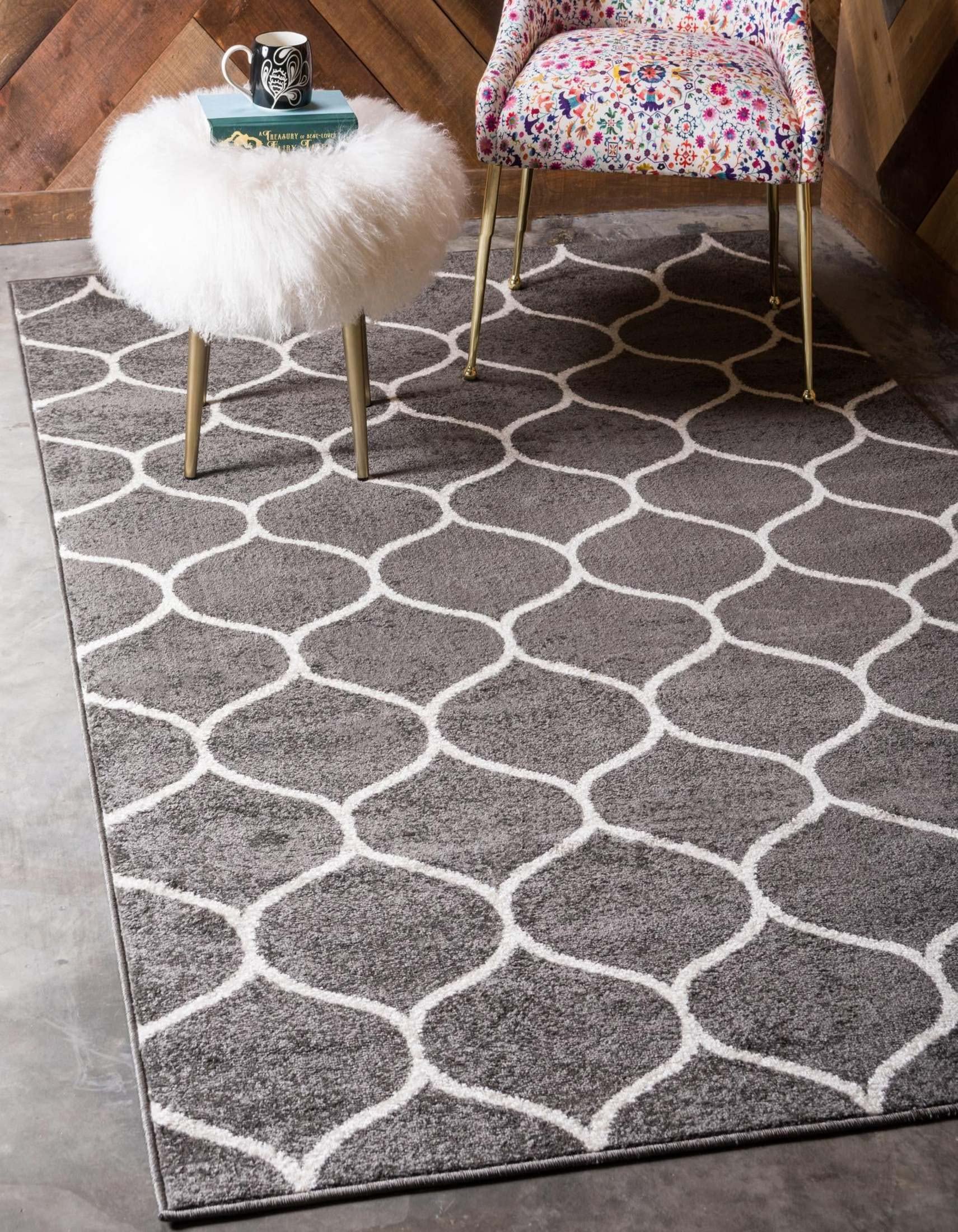 Unique Loom Trellis Frieze Collection Area Rug