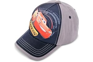 Disney Toddler Boys Cars Lightning McQueen Cotton Baseball Cap, Age 2-5