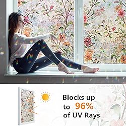 Ranzdn Window Privacy Film - Stained Glass Window