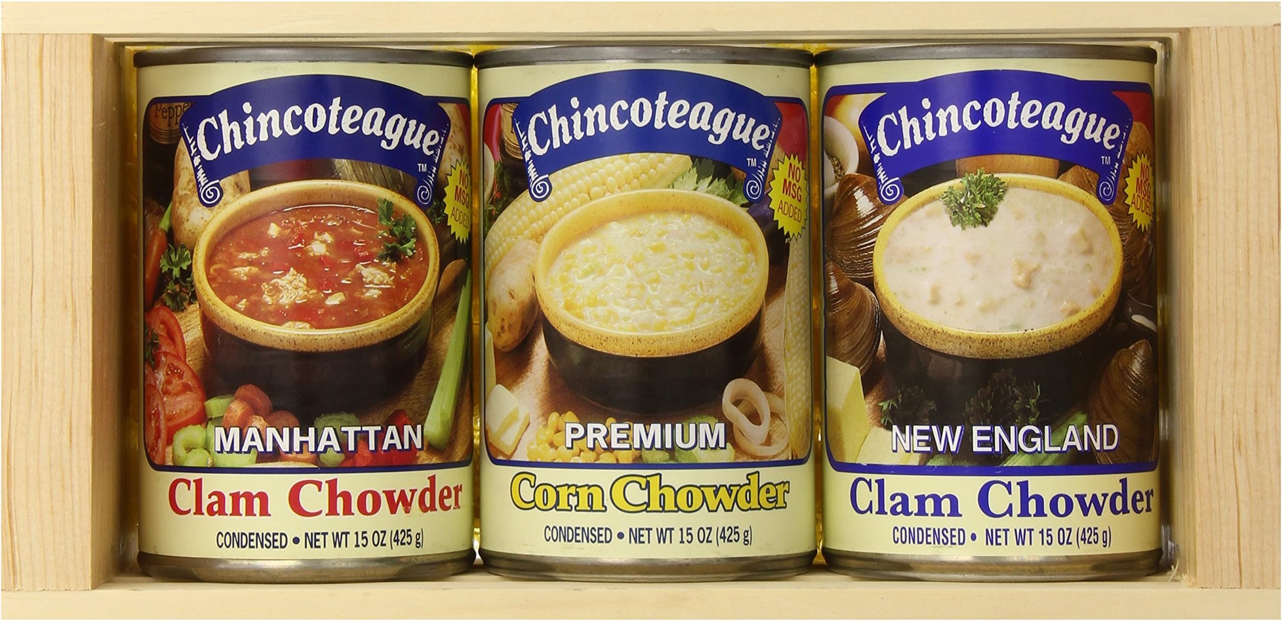 Chincoteague Seafood Chowder Sampler Crate, 4.5-Pound